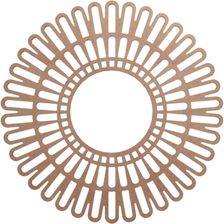 Ekena Millwork Cornelius Wood Fretwork Pierced Ceiling Medallion, Wood (Paint Grade), 18"OD x 6 3/4"ID x 3/8"T CMWP18X0375CRMF